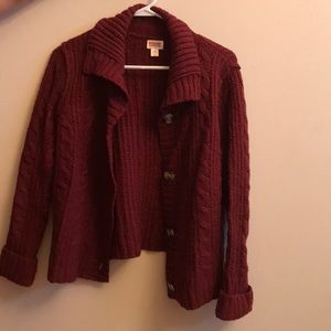 Mossimo Supply Co. Dark Red Sweater XL